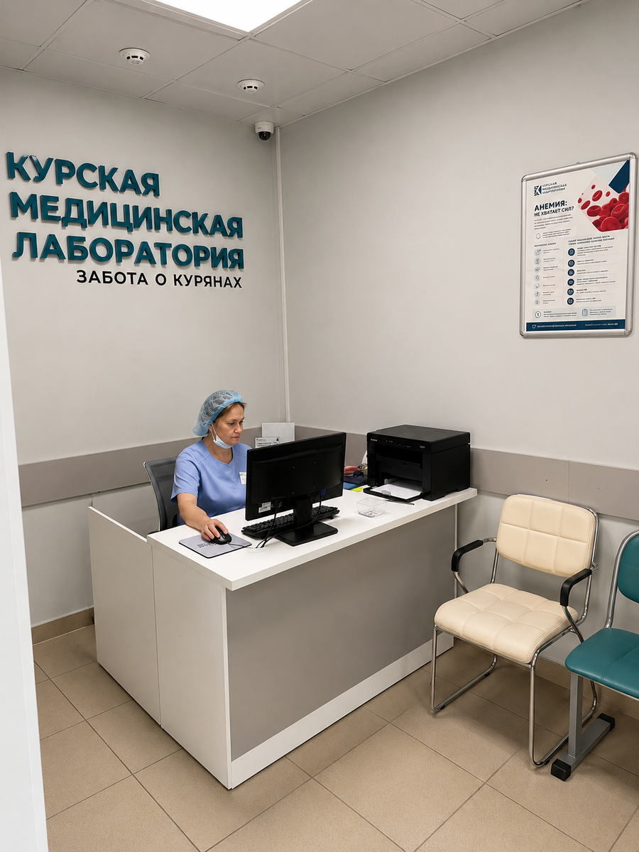 Ресепшен филиала КМЛ на Ухтомского, 4Б
